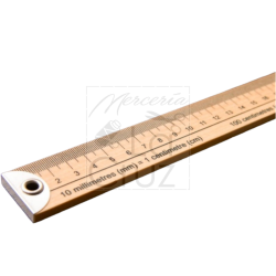 REGLA DE MADERA 100 CM